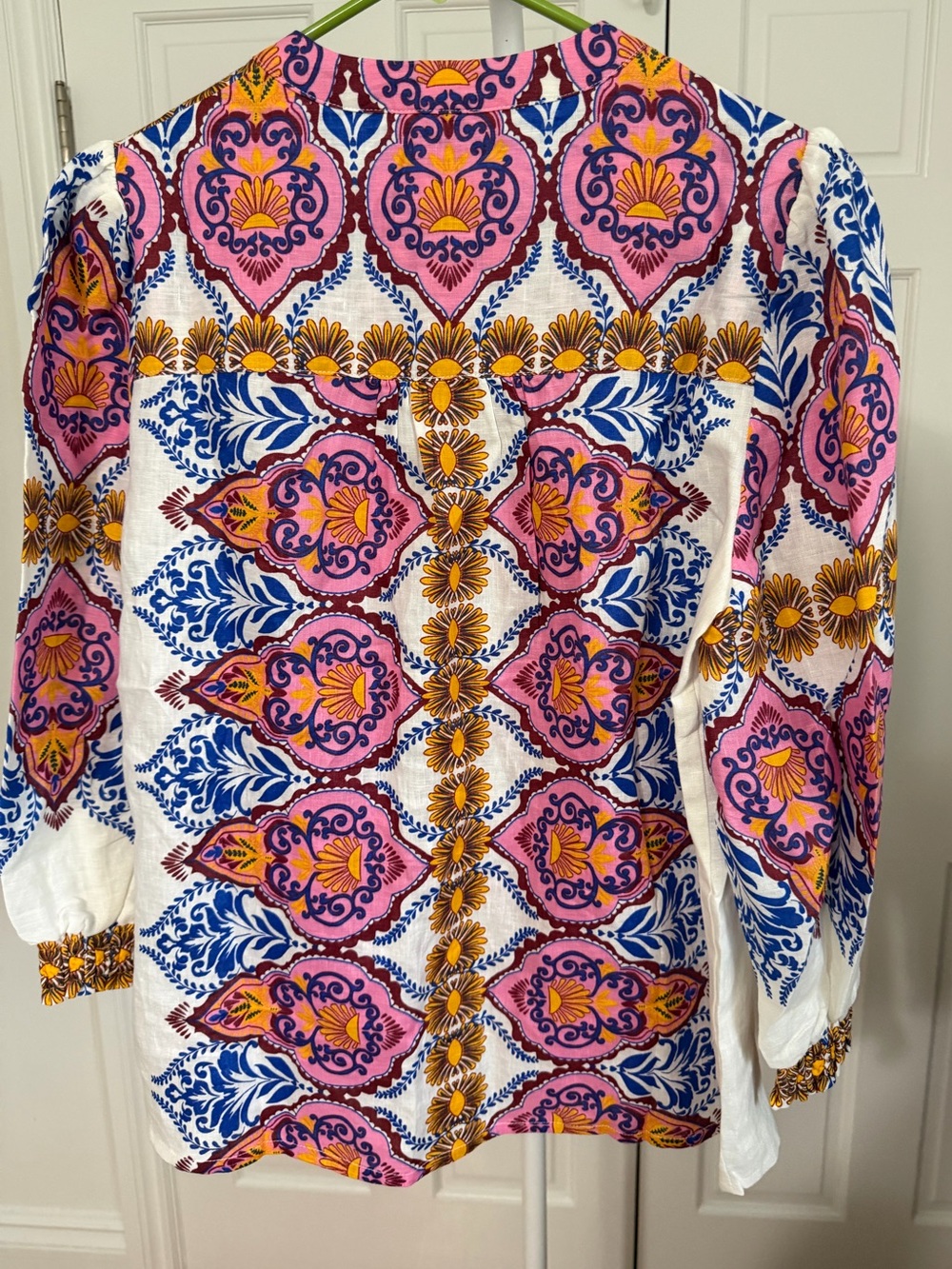 NWT Boden Alicia Linen Top in Ornamental Garden Placement Size 10 - Picture 8 of 8